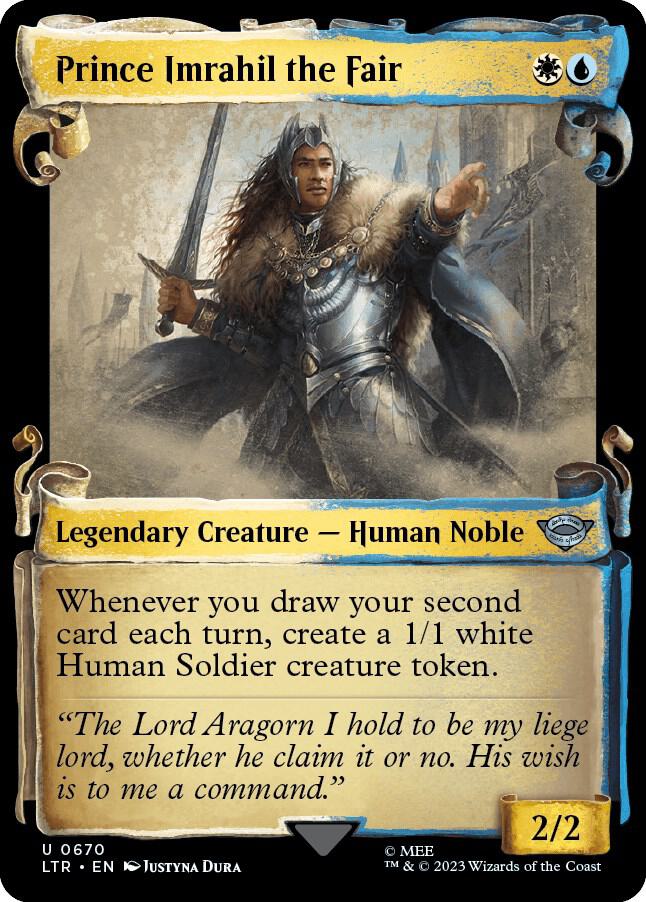 Prince Imrahil the Fair 670 (Universes Beyond: The Lord of the Rings: Tales of Middle-earth)  - Showcase Scroll | Good Games Adelaide SA