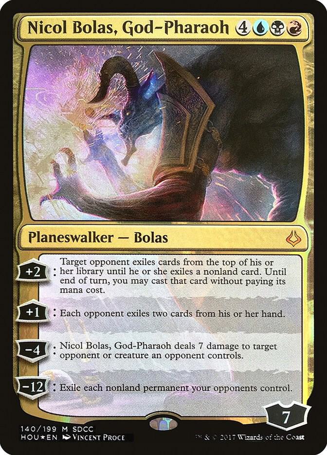 Nicol Bolas, God-Pharaoh 140 (Media Promos)  - Foil | Good Games Adelaide SA