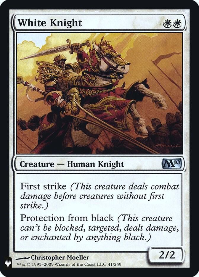 White Knight 41 (The List Reprints)  - Foil | Good Games Adelaide SA