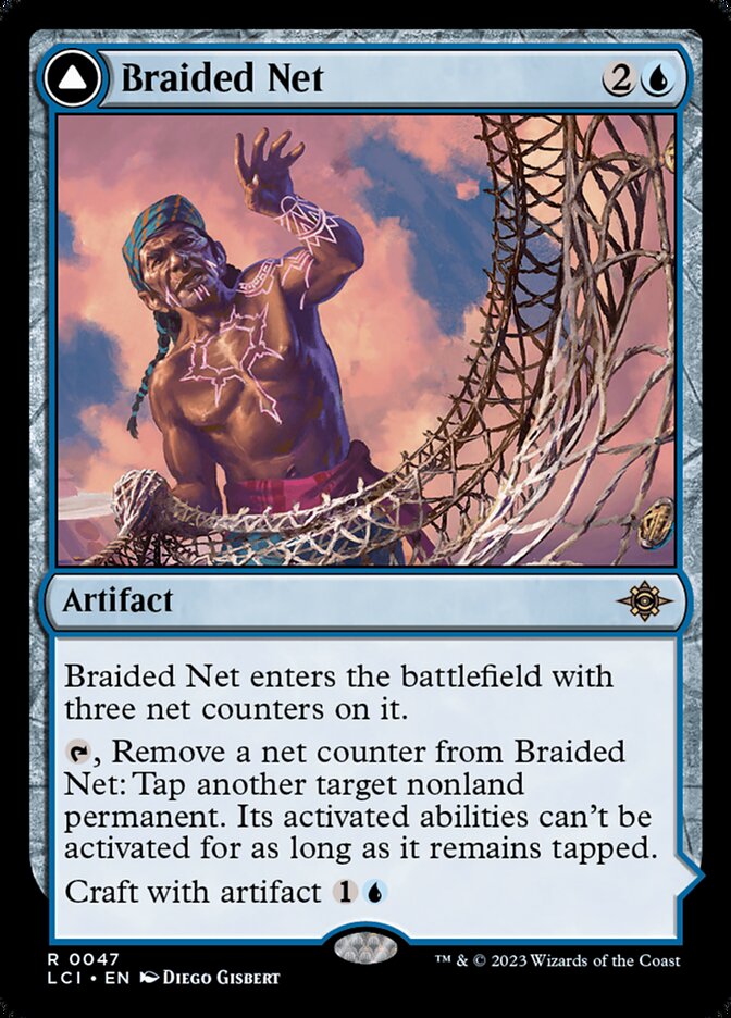Braided Net // Braided Quipu 47 (The Lost Caverns of Ixalan)  - Foil | Good Games Adelaide SA
