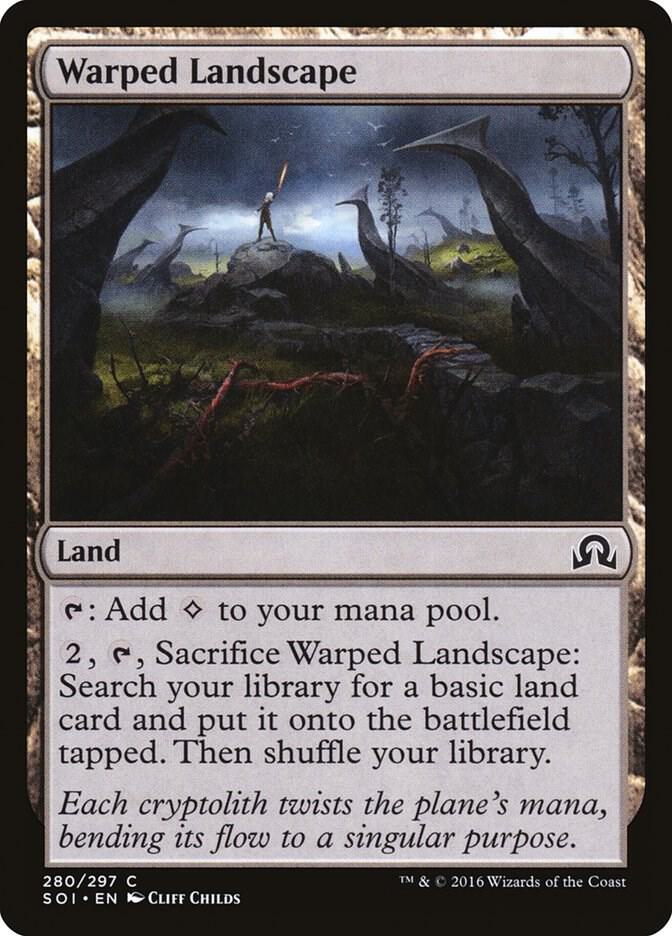 Warped Landscape 280 (Shadows over Innistrad)  - Foil | Good Games Adelaide SA