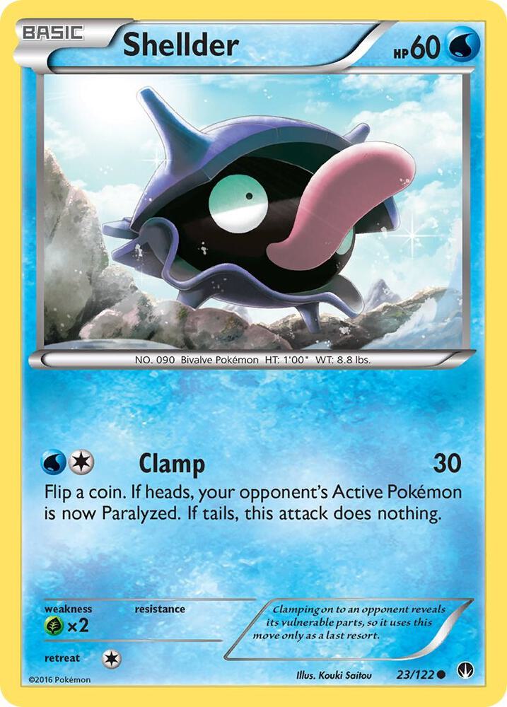 Shellder 23/122 (XY - BREAKpoint)  | Good Games Adelaide SA