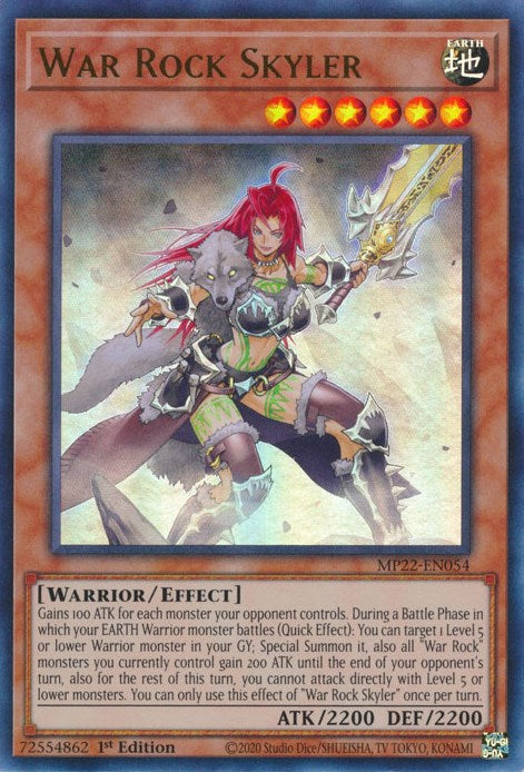 War Rock Skyler [MP22-EN054] Ultra Rare | Good Games Adelaide SA