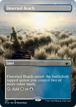 Deserted Beach Borderless 281 (Innistrad: Midnight Hunt)  | Good Games Adelaide SA