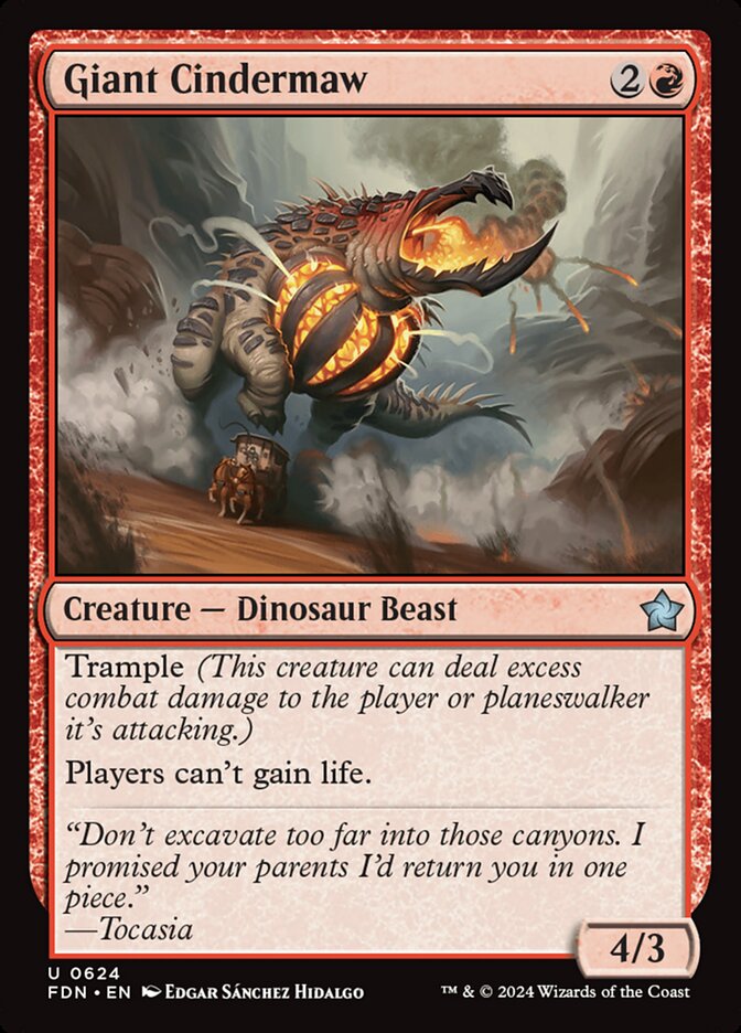 Giant Cindermaw 624 (Foundations)  | Good Games Adelaide SA