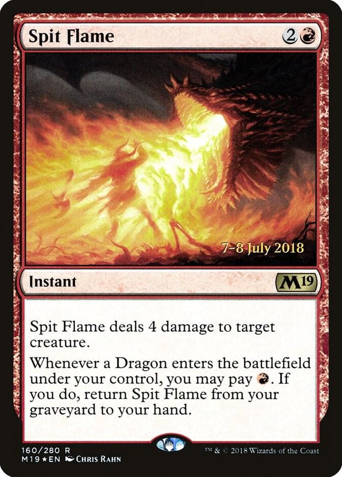 Spit Flame 160 (Prerelease Cards)  - Foil | Good Games Adelaide SA