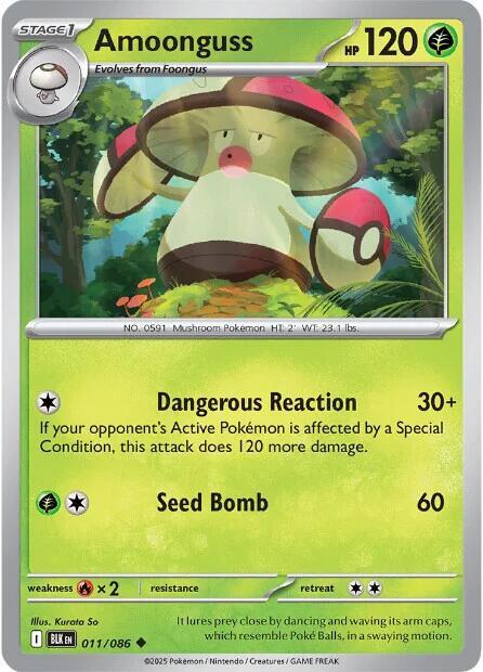 Amoonguss 011/086 (SV: Black Bolt)  | Good Games Adelaide SA