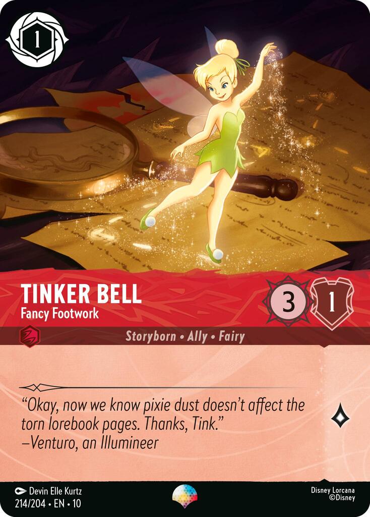 Tinker Bell - Fancy Footwork (Epic) (214/204) [Whispers in the Well] | Good Games Adelaide SA