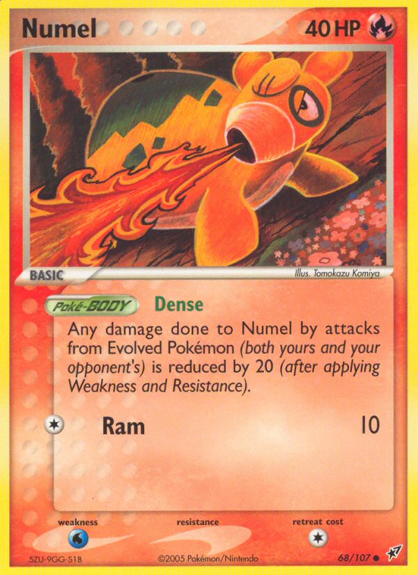 Numel (68/107) [EX: Deoxys] | Good Games Adelaide SA