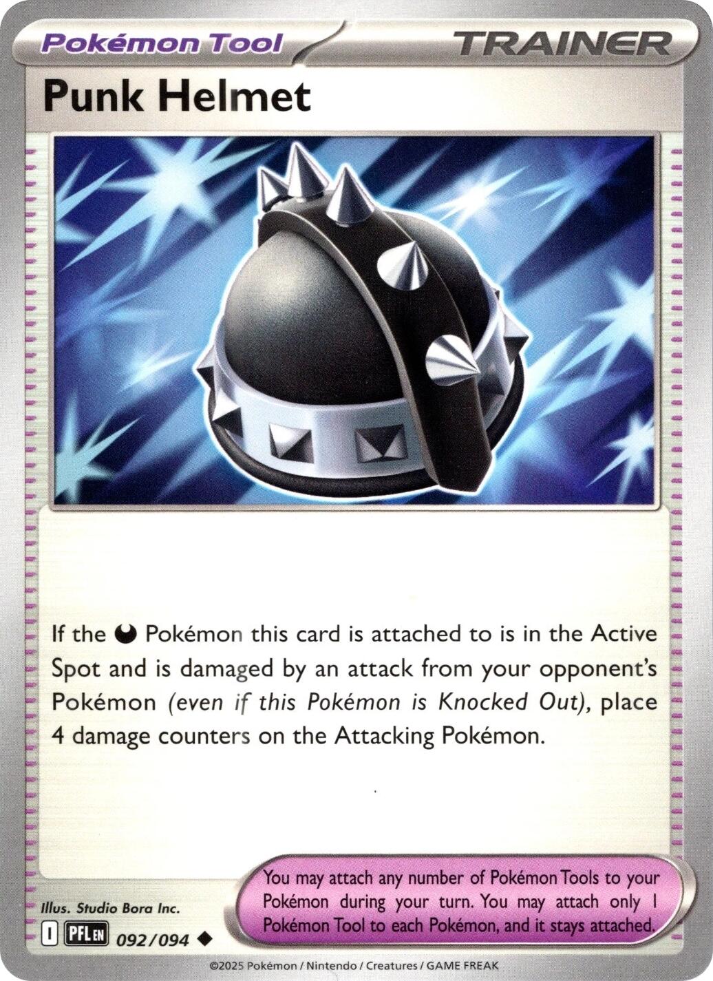 Punk Helmet (092/094) [Mega Evolution: Phantasmal Flames] | Good Games Adelaide SA