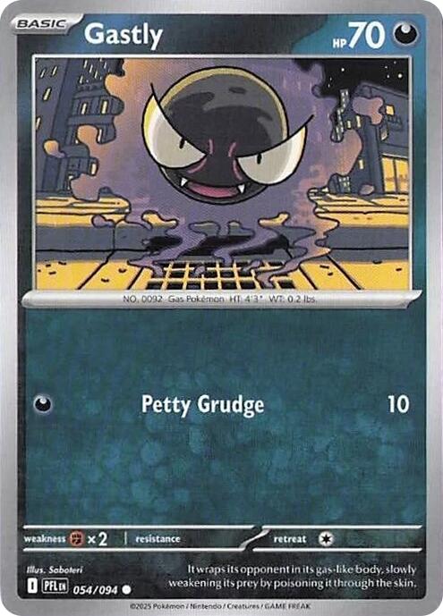 Gastly (054/094) [Mega Evolution: Phantasmal Flames] | Good Games Adelaide SA