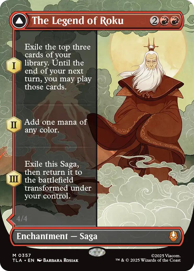 The Legend of Roku (Borderless) [Avatar: The Last Airbender] | Good Games Adelaide SA