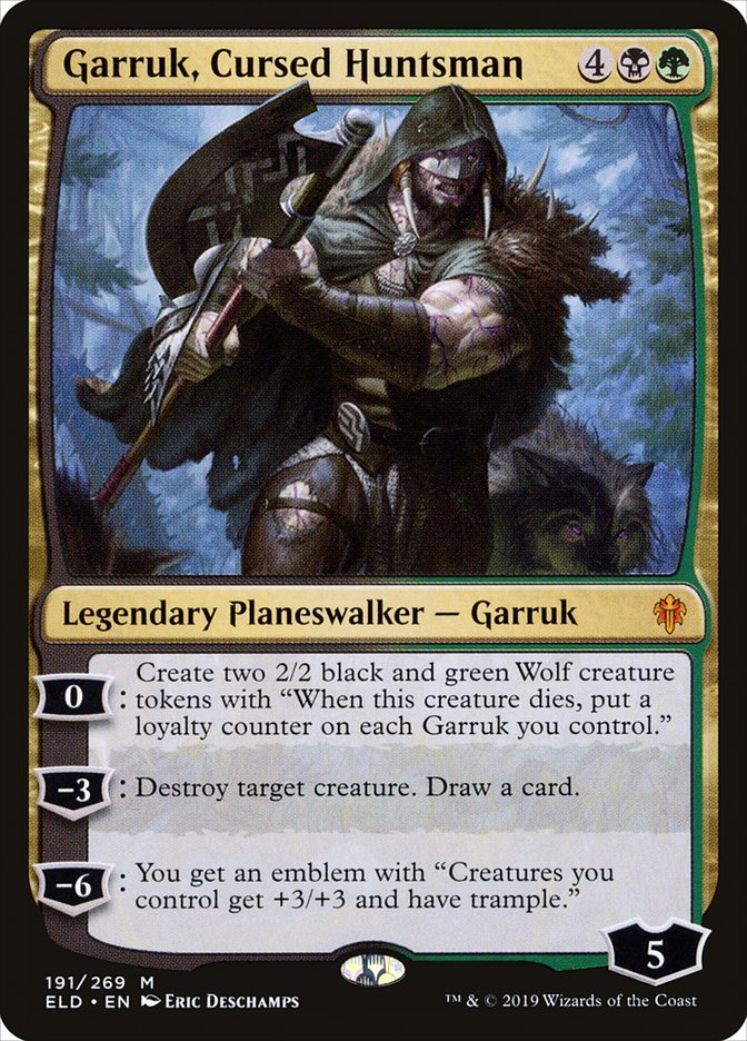 Garruk, Cursed Huntsman [Throne of Eldraine] | Good Games Adelaide SA