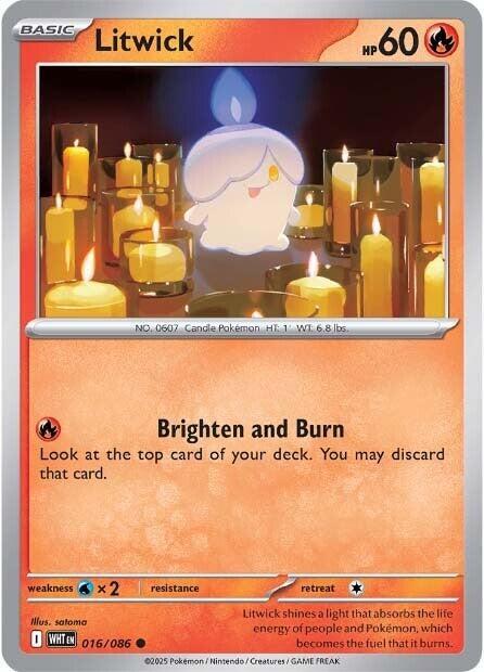 Litwick 016/086 (SV: White Flare)  | Good Games Adelaide SA