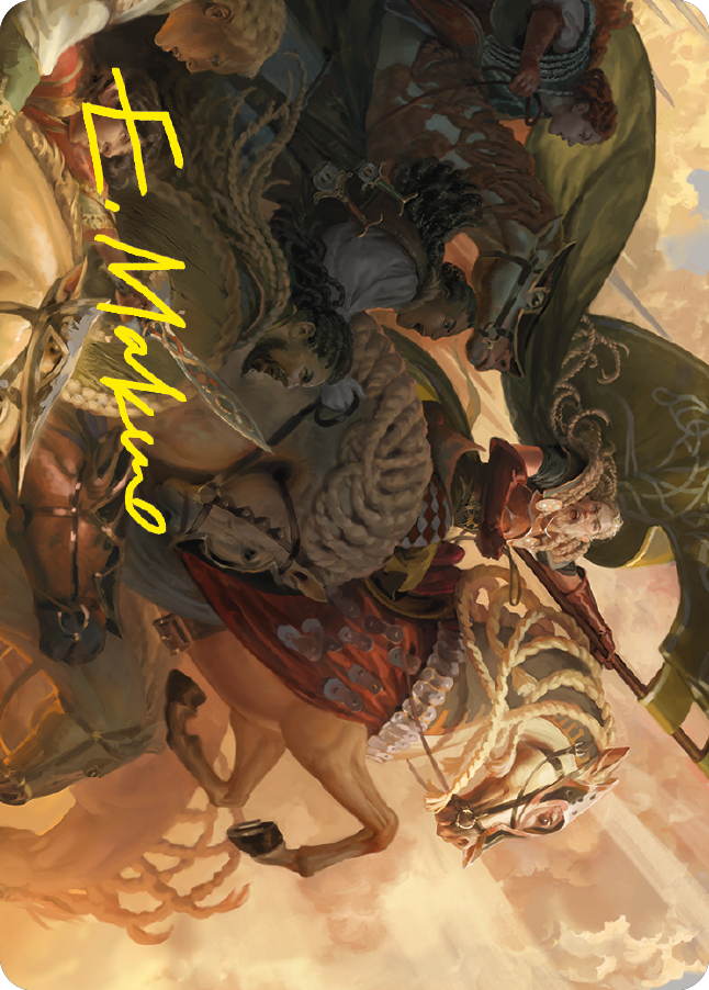 Marshal's Anthem Art Card (Gold-Stamped Signature) [The Lord of the Rings: Tales of Middle-earth Art Series] | Good Games Adelaide SA