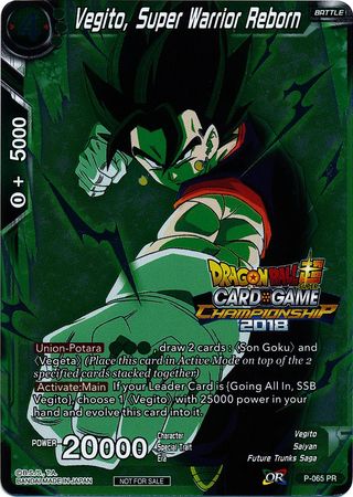 Vegito, Super Warrior Reborn (P-065) [Tournament Promotion Cards] | Good Games Adelaide SA