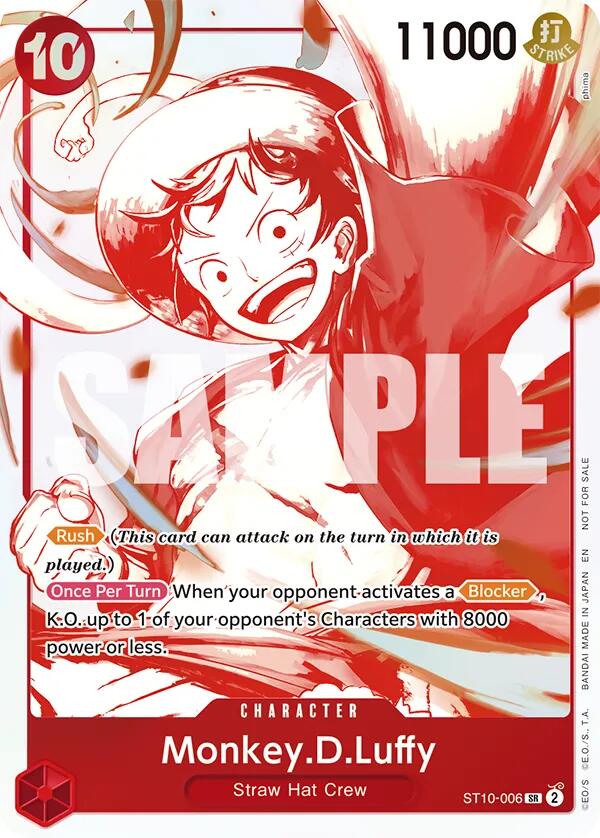 Monkey.D.Luffy (ST10-006) (3rd Anniversary Treasure Campaign Pack) [One Piece Promotion Cards] | Good Games Adelaide SA
