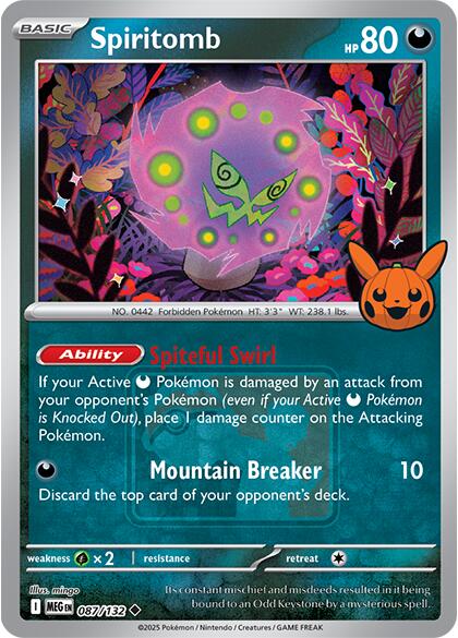 Spiritomb (087/132) (Pokeween 2025) [Miscellaneous Cards] | Good Games Adelaide SA