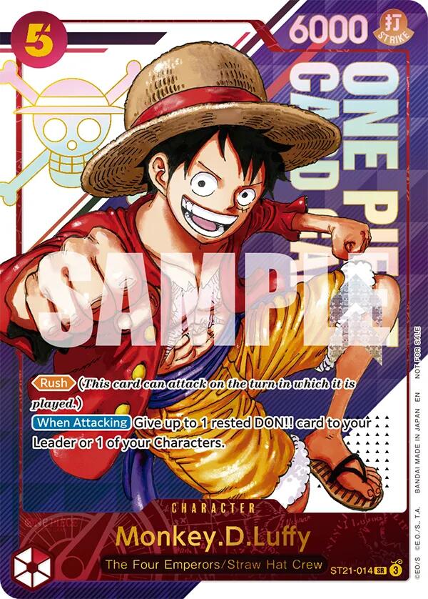 Monkey.D.Luffy (ST21-014) (3rd Anniversary Treasure Campaign Pack) [One Piece Promotion Cards] | Good Games Adelaide SA