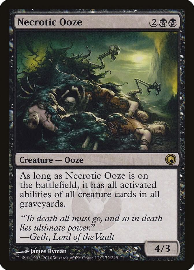 Necrotic Ooze 72 (Scars of Mirrodin)  | Good Games Adelaide SA