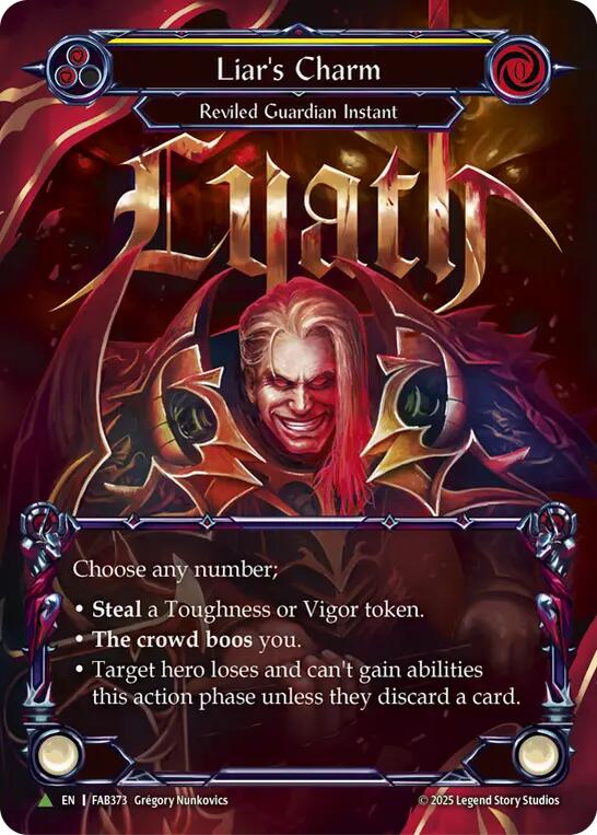 Liar's Charm [FAB373] (Promo)  Cold Foil | Good Games Adelaide SA