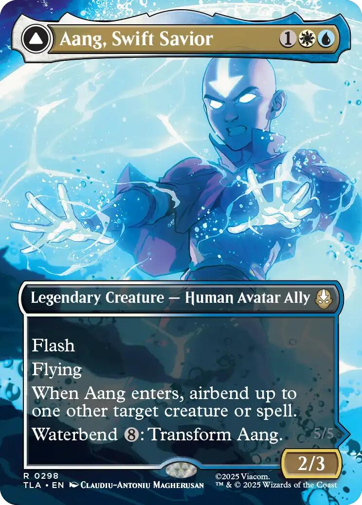 Aang, Swift Savior (298) (Borderless) [Avatar: The Last Airbender] | Good Games Adelaide SA