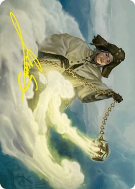 Traveling Minister Art Card Gold Stamped Signature 19 (Art Series: Innistrad: Crimson Vow)  | Good Games Adelaide SA