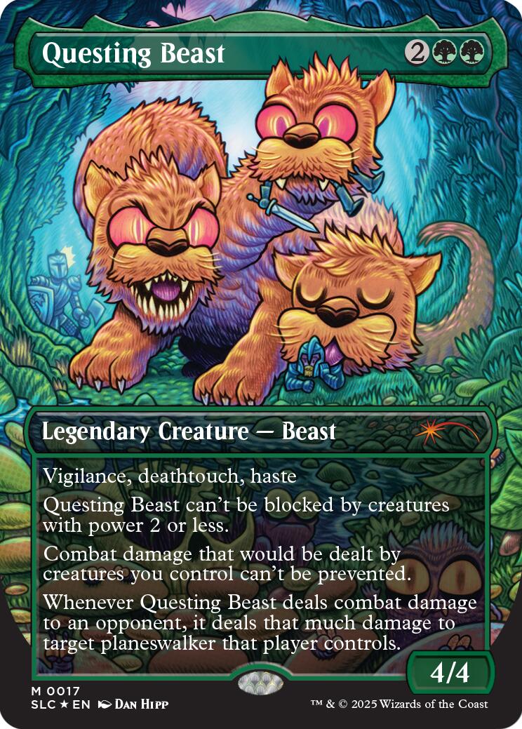 Questing Beast (Halo Foil) [Secret Lair Countdown Kit] | Good Games Adelaide SA
