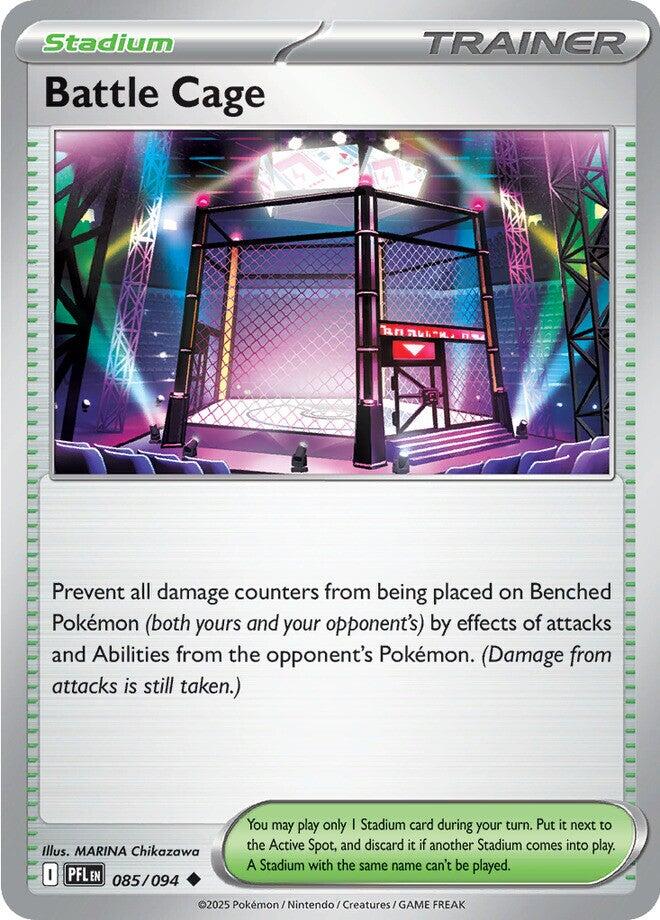 Battle Cage (085/094) [Mega Evolution: Phantasmal Flames] | Good Games Adelaide SA
