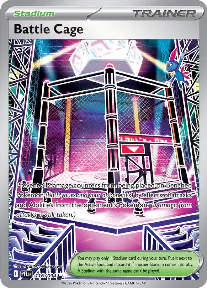 Battle Cage (116/094) [Mega Evolution: Phantasmal Flames] | Good Games Adelaide SA