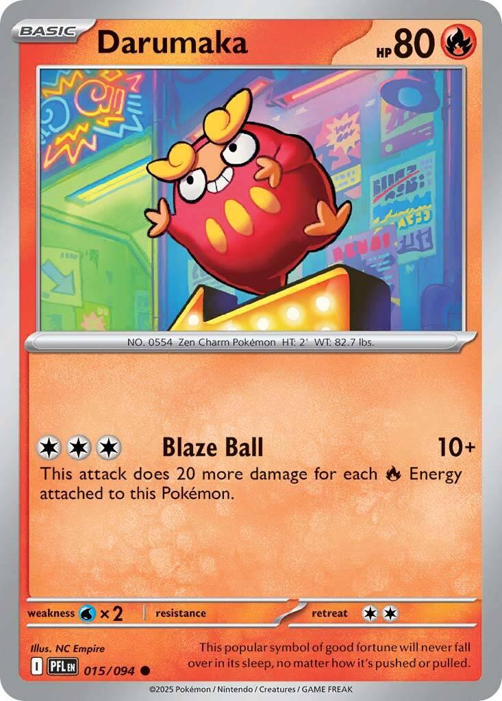 Darumaka (015/094) [Mega Evolution: Phantasmal Flames] | Good Games Adelaide SA