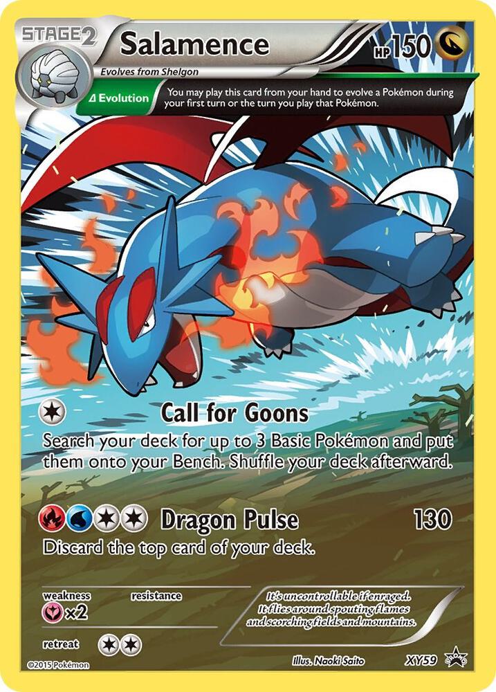 Salamence XY59 (XY Promos)  - Holofoil | Good Games Adelaide SA