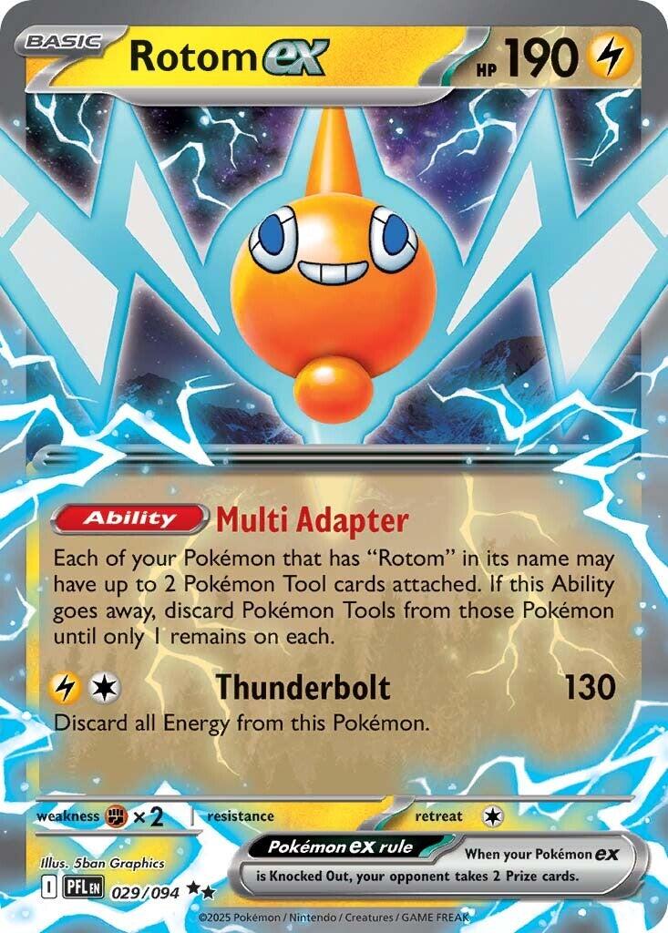 Rotom ex (029/094) [Mega Evolution: Phantasmal Flames] | Good Games Adelaide SA