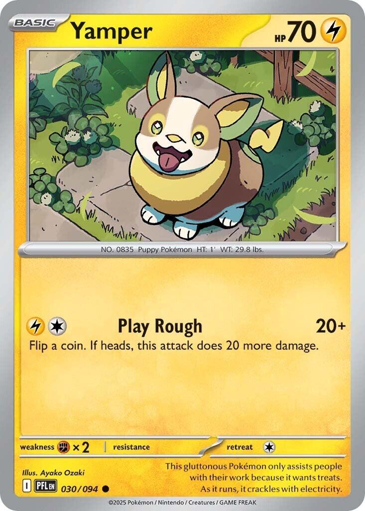Yamper (030/094) [Mega Evolution: Phantasmal Flames] | Good Games Adelaide SA