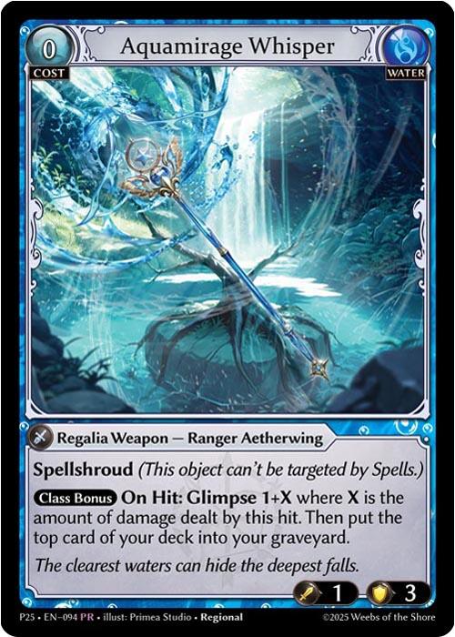 Aquamirage Whisper (094) [Promotional Cards] | Good Games Adelaide SA