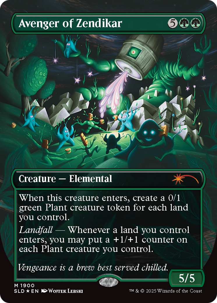 Avenger of Zendikar (Double Rainbow Foil) [Secret Lair Drop Series] | Good Games Adelaide SA