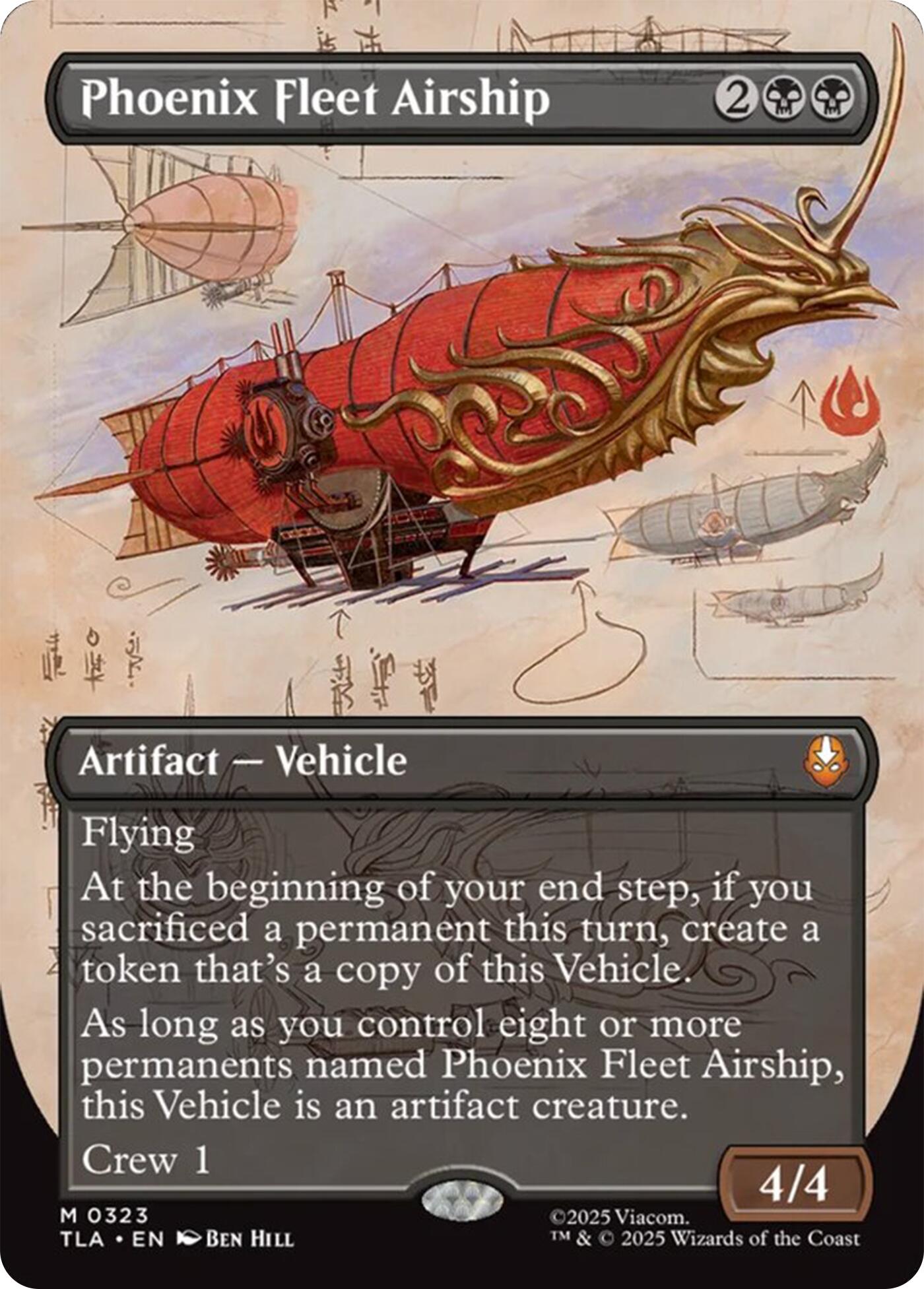 Phoenix Fleet Airship (Borderless) [Avatar: The Last Airbender] | Good Games Adelaide SA