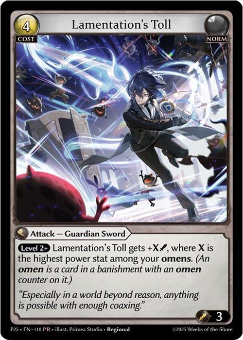 Lamentation's Toll (110) [Promotional Cards] | Good Games Adelaide SA