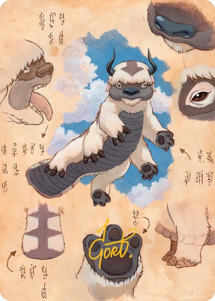 Appa, Steadfast Guardian Art Card (Gold-Stamped Signature) [Avatar: The Last Airbender Art Series] | Good Games Adelaide SA