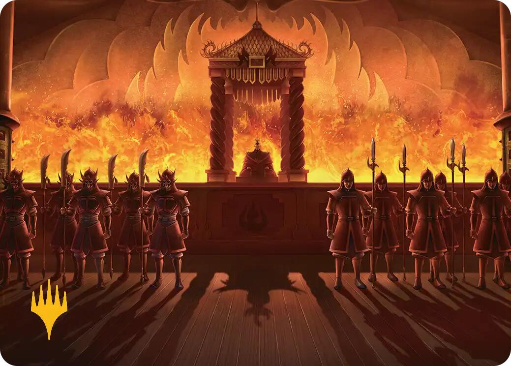 Fire Lord Ozai Art Card (Gold-Stamped Planeswalker Symbol) [Avatar: The Last Airbender Art Series] | Good Games Adelaide SA