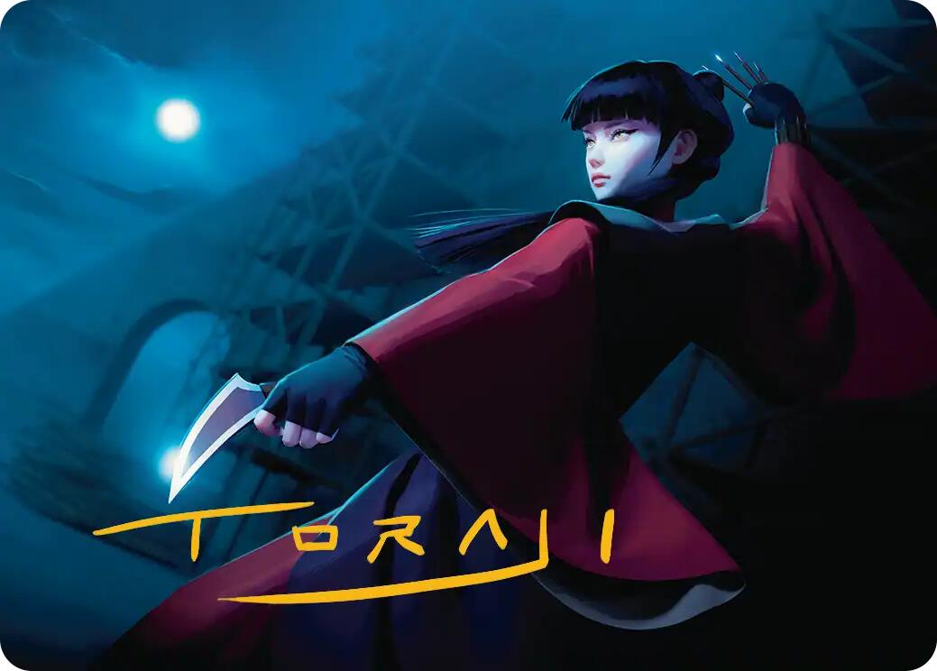 Mai, Jaded Edge Art Card (Gold-Stamped Signature) [Avatar: The Last Airbender Art Series] | Good Games Adelaide SA