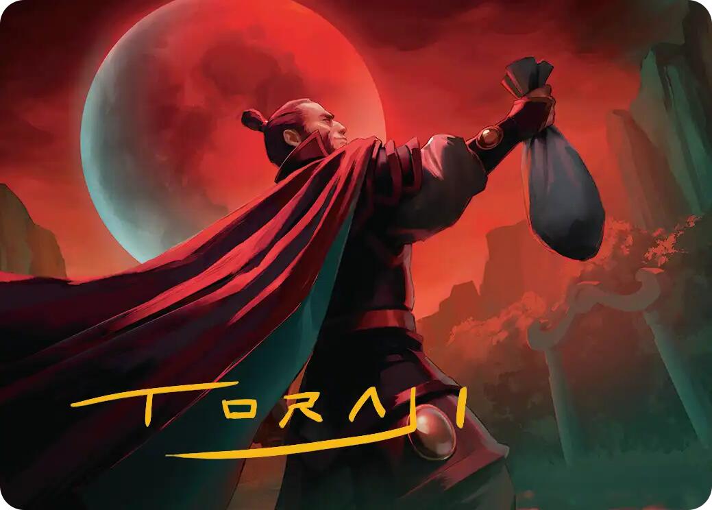 Zhao, the Moon Slayer Art Card (Gold-Stamped Signature) [Avatar: The Last Airbender Art Series] | Good Games Adelaide SA