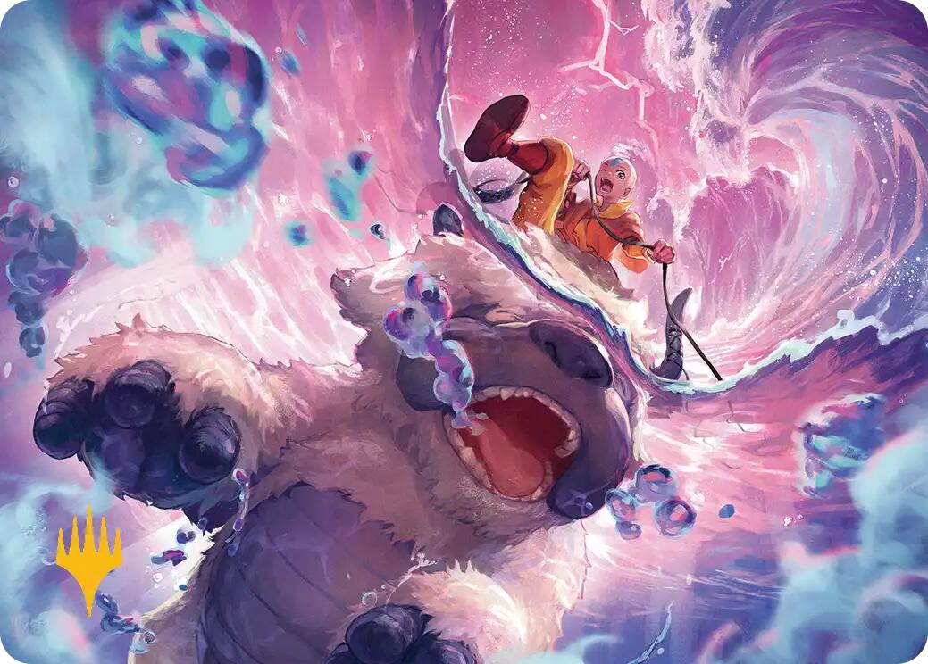 Storm of Memories Art Card (Gold-Stamped Planeswalker Symbol) [Avatar: The Last Airbender Art Series] | Good Games Adelaide SA