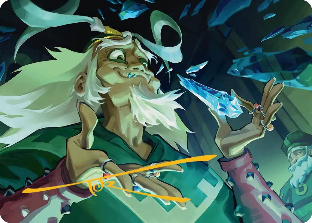 Bumi, King of Three Trials Art Card (Gold-Stamped Signature) [Avatar: The Last Airbender Art Series] | Good Games Adelaide SA