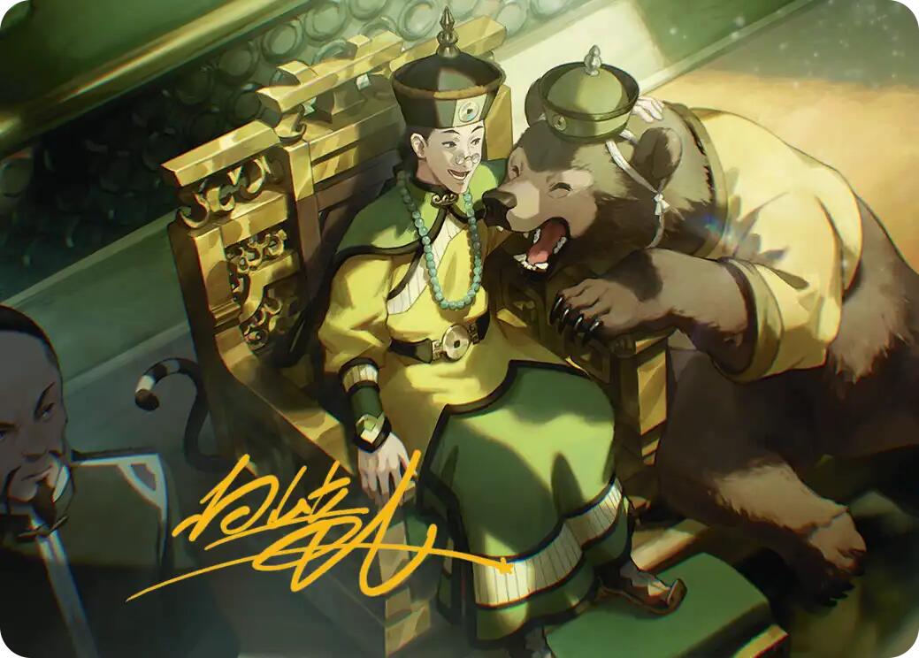 The Earth King Art Card (Gold-Stamped Signature) [Avatar: The Last Airbender Art Series] | Good Games Adelaide SA