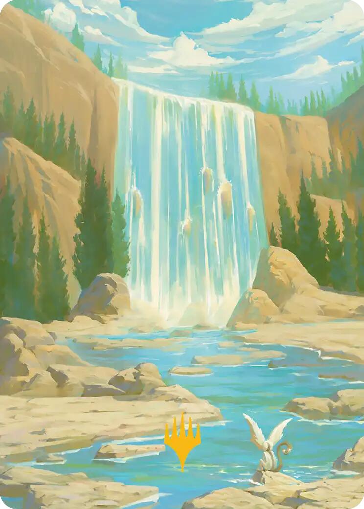 Island Art Card (Gold-Stamped Signature) [Avatar: The Last Airbender Art Series] | Good Games Adelaide SA