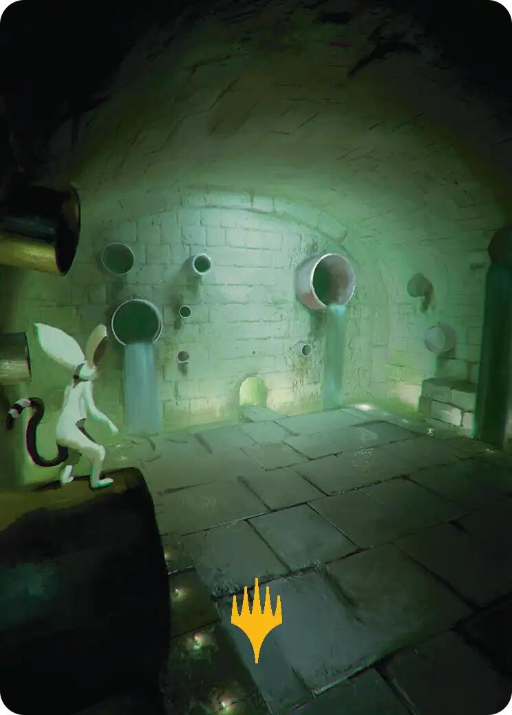 Swamp Art Card (Gold-Stamped Planeswalker Symbol) [Avatar: The Last Airbender Art Series] | Good Games Adelaide SA