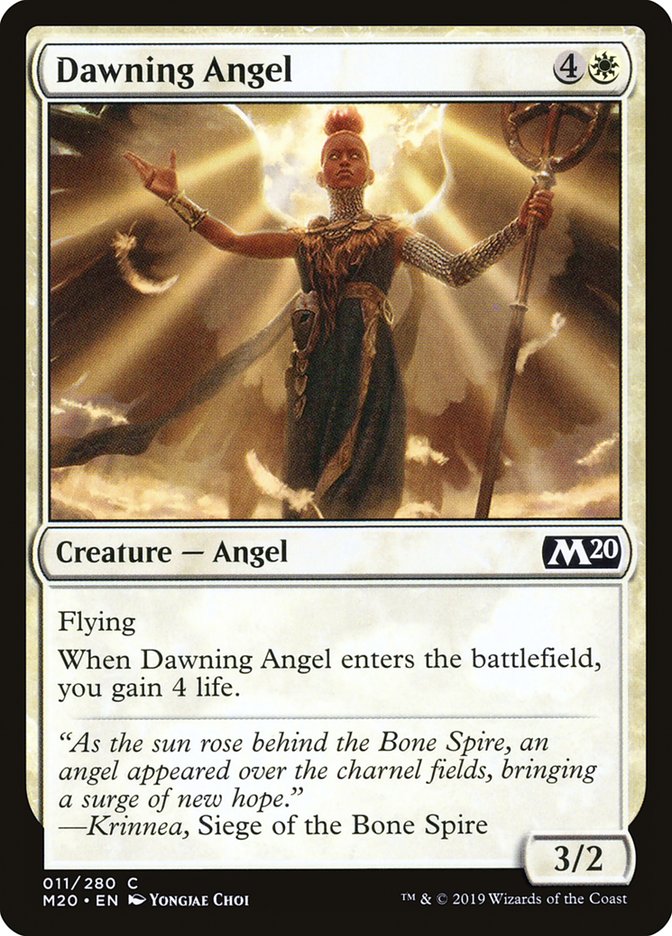 Dawning Angel 11 (Core Set 2020)  - Foil | Good Games Adelaide SA