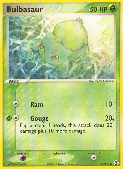 Bulbasaur (55/112) [EX: FireRed & LeafGreen] | Good Games Adelaide SA