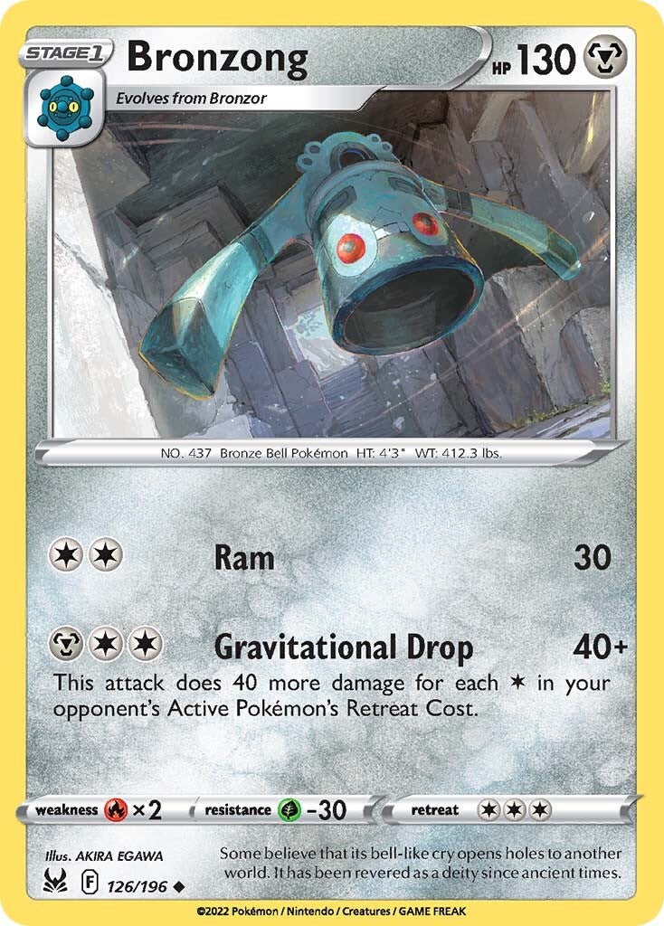 Bronzong (126/196) [Sword & Shield: Lost Origin] | Good Games Adelaide SA